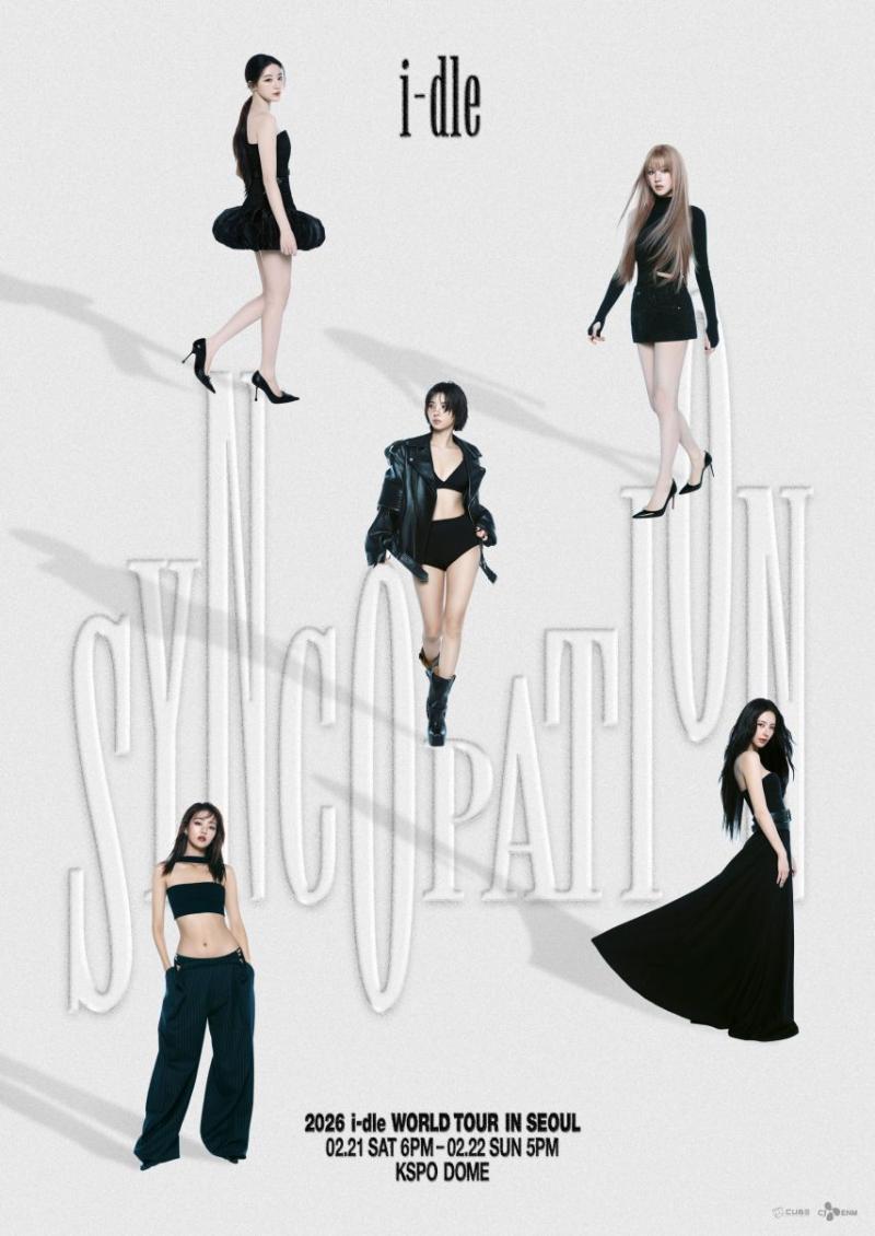 아이들 2026 i-dle WORLD TOUR [Syncopation] IN SEOUL MAIN POSTER