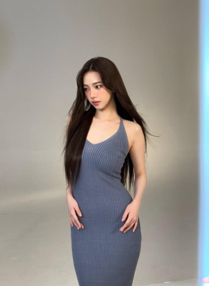 에스파 카리나 니트 원피스