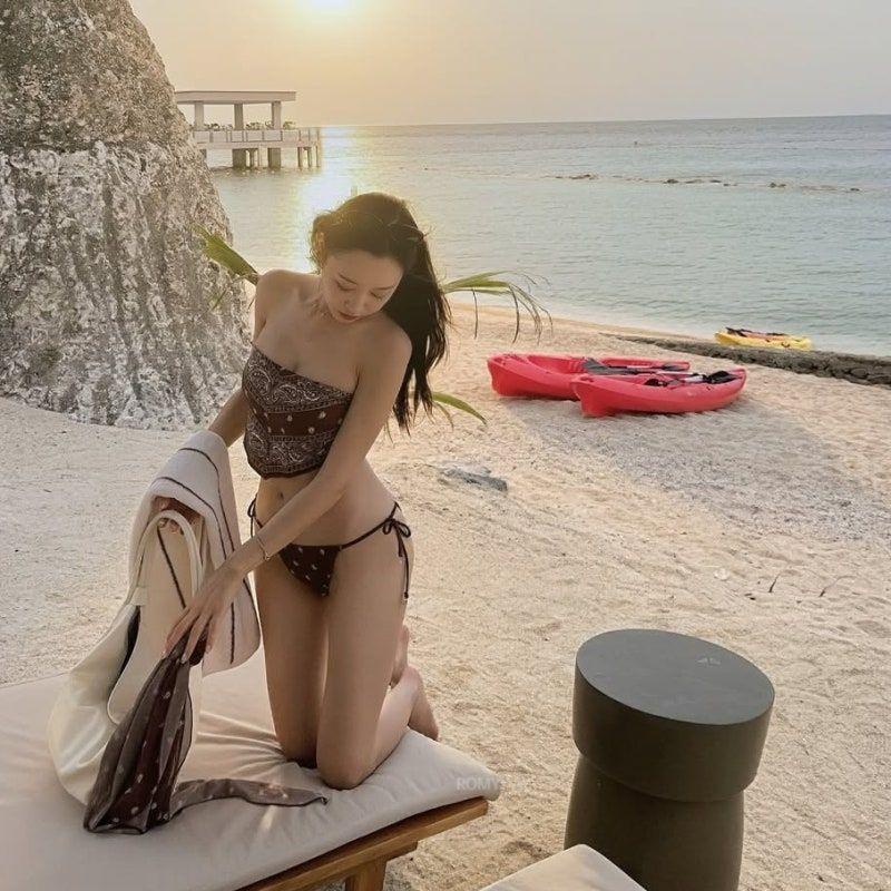 이솔이 비키니 몸매