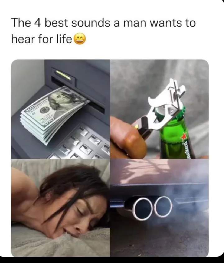 남자라면 부정 할 수 없는 듣기 좋은 소리 탑 4