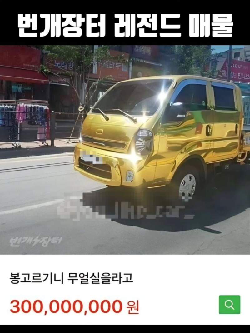 번개장터 레전드 매물