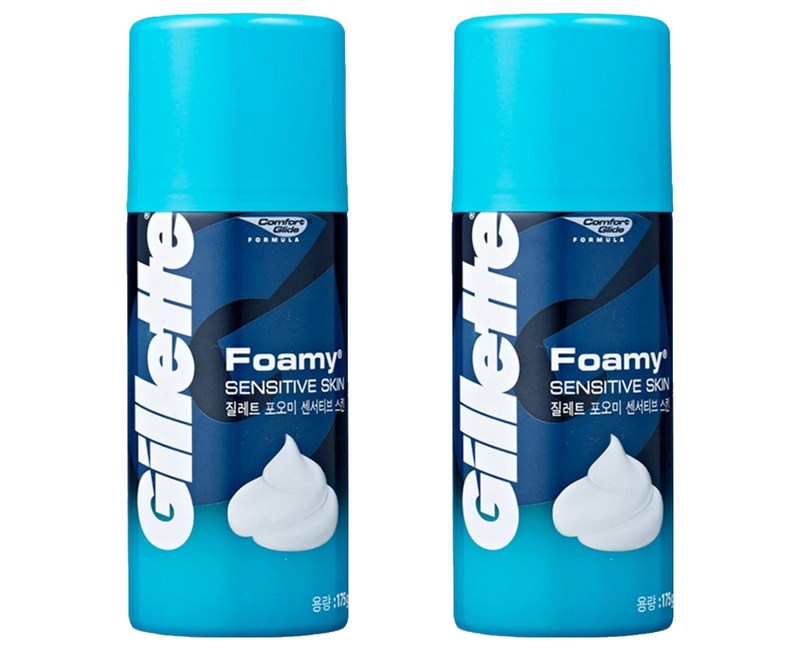 질레트 정품 포오미 센서티브 스킨 쉐이빙 폼