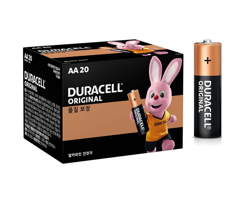 듀라셀 알카라인 AA 건전지