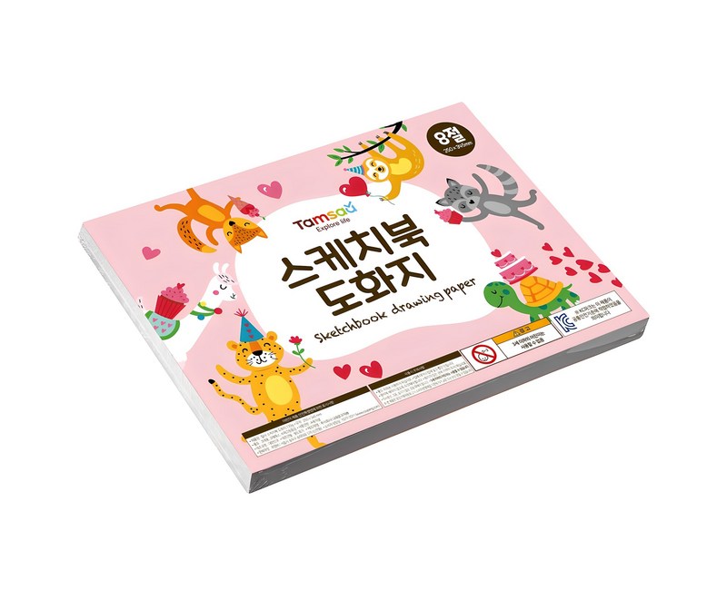 탐사 스케치북 도화지 130g 8절