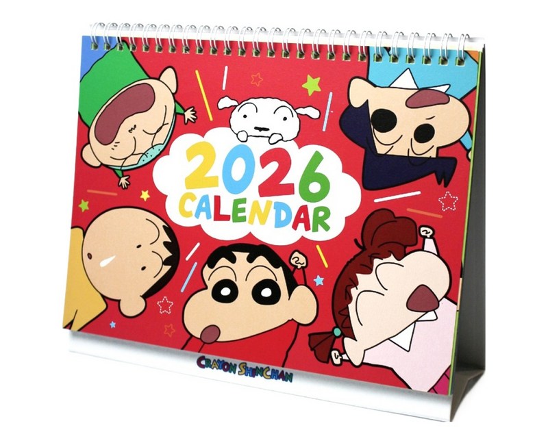 짱구 2026 데스크 캘린더 가로