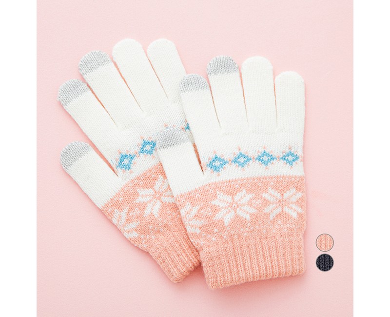 롤리트리 아동용 기모 안감 터치 장갑