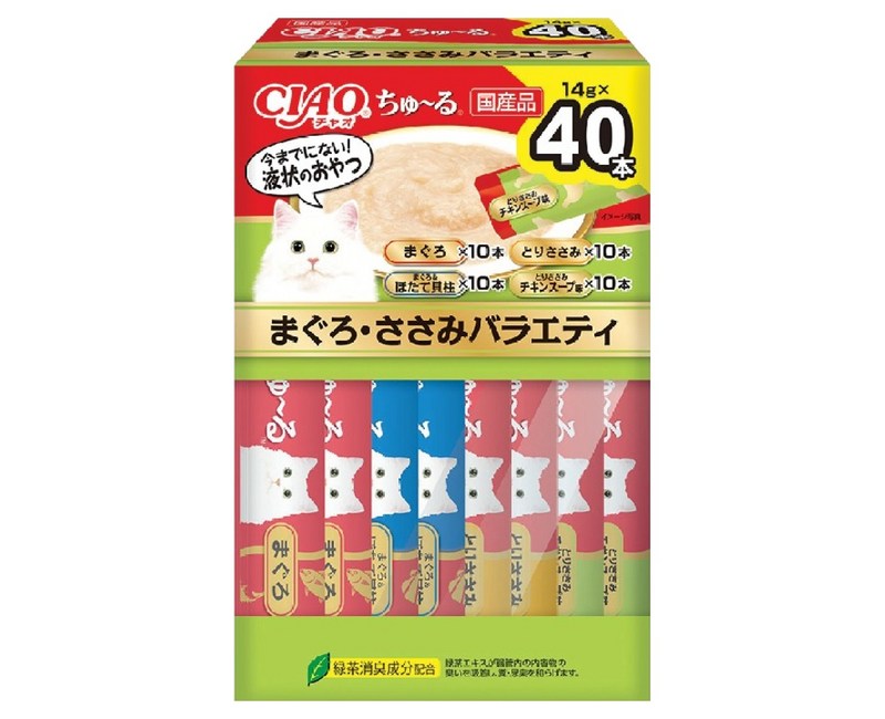 챠오츄르 버라이어티 짜먹는 간식 SC-424 40p 박스타입