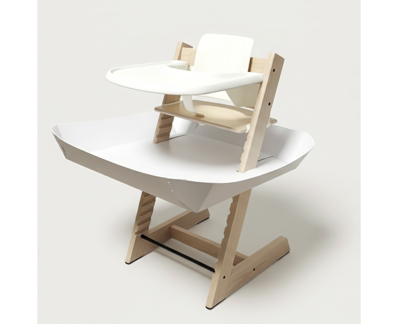 하이체어 푸드캐처 탈부착 이유식흘림방지 음식물 받침 트립트랩 호환