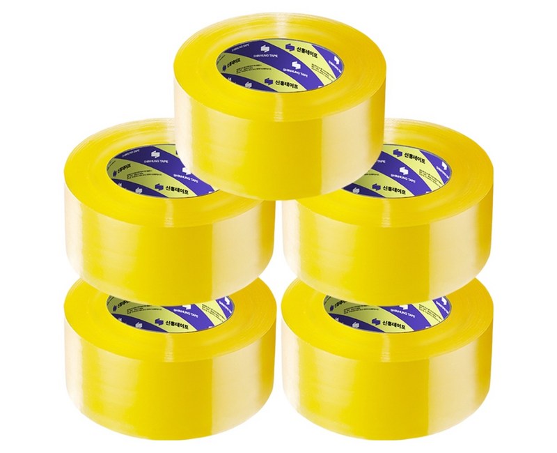 신흥테이프 박스테이프 대용량 경포장 57mic 100M 투명