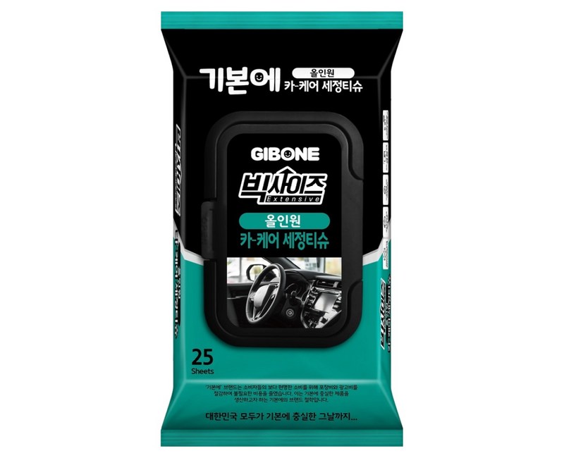 기본에 빅사이즈 올인원 카 케어 세정티슈