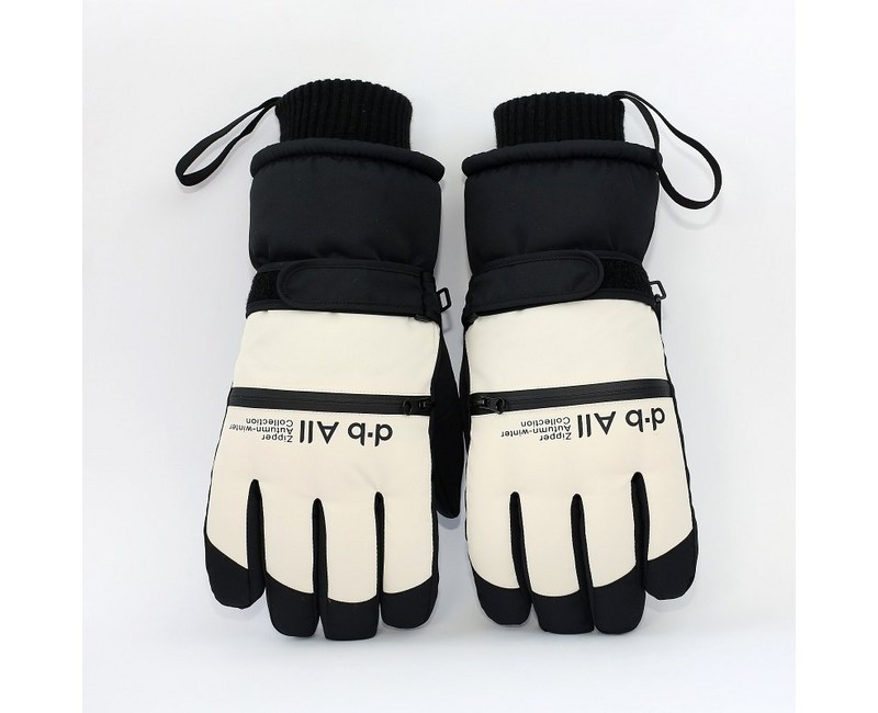 디브올 카드수납 스마트터치 방수 방한 스키 보드 커플장갑
