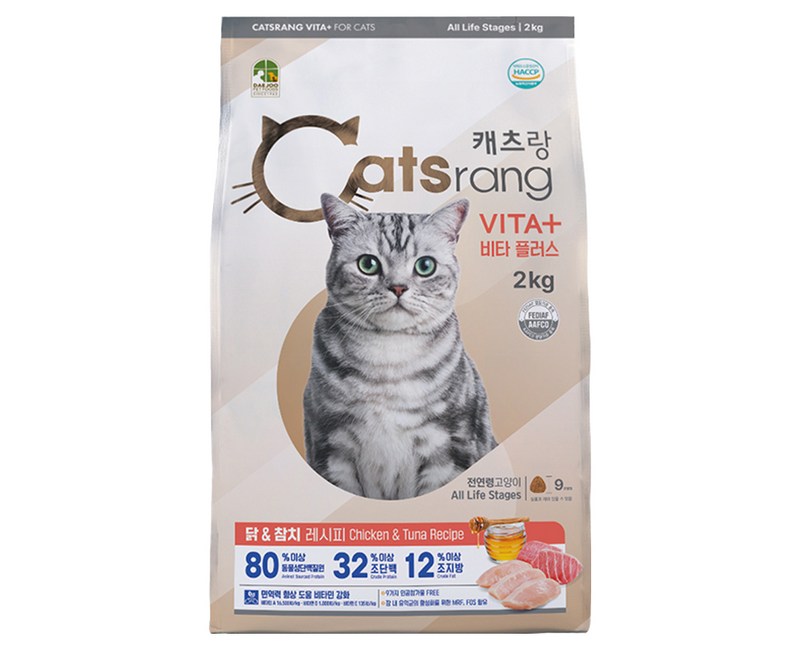 캐츠랑 전연령 고양이 비타플러스 건식사료
