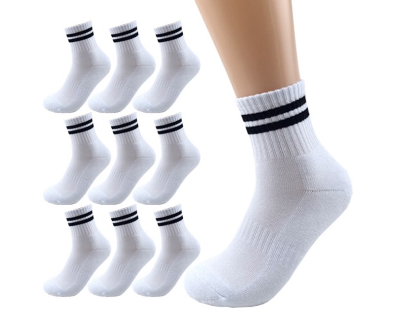 올리싹 5+5 두꺼운 남성용 국산 더블쿠션 두줄 스포츠 중목 양말