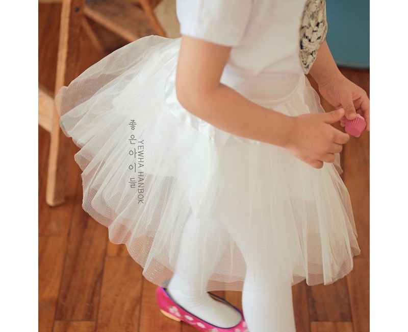 예화좋은아이들 3겹 허리캉 속치마