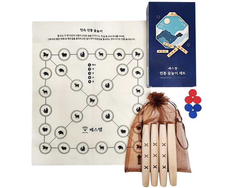 베스템 오래 쓰는 전통 윷놀이 세트