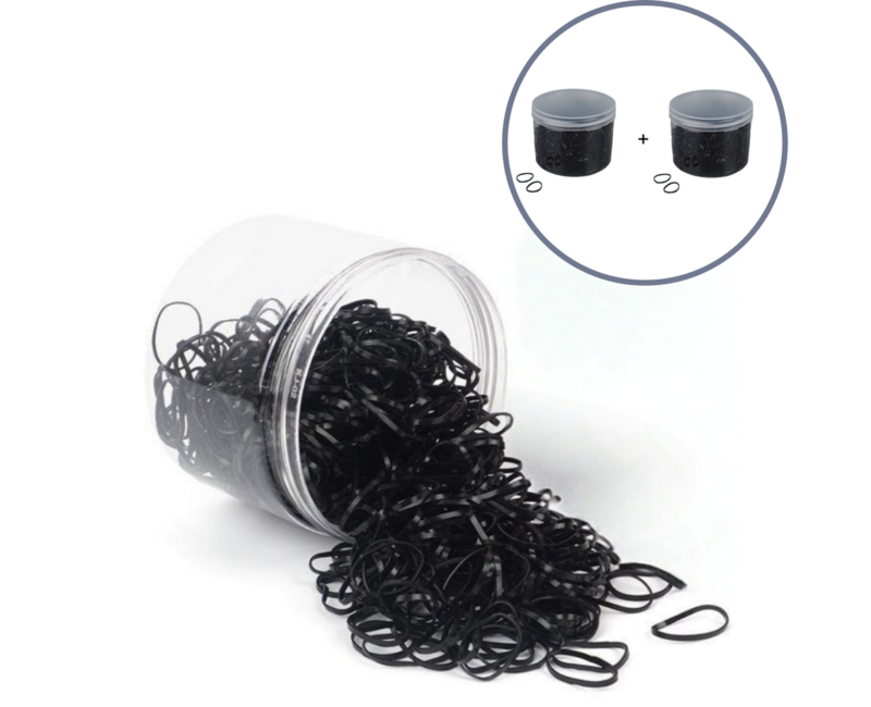 웜네스트 대용량 머리끈 헤어끈 1000개