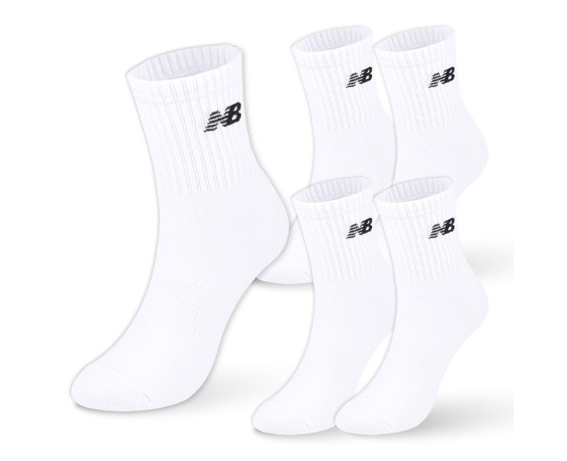 뉴발란스 스탠다드 중목 양말 5팩 NBDSDMDL