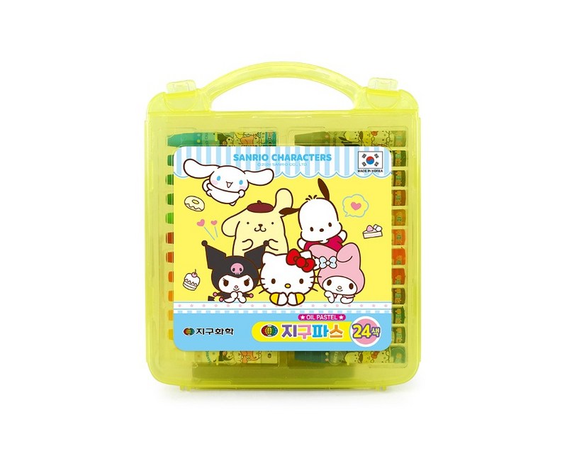 지구화학 산리오 캐릭터즈 크레파스