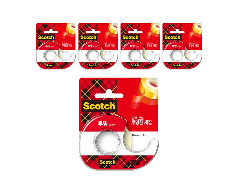 스카치 테이프 디스펜서 18mm x 15m 581D