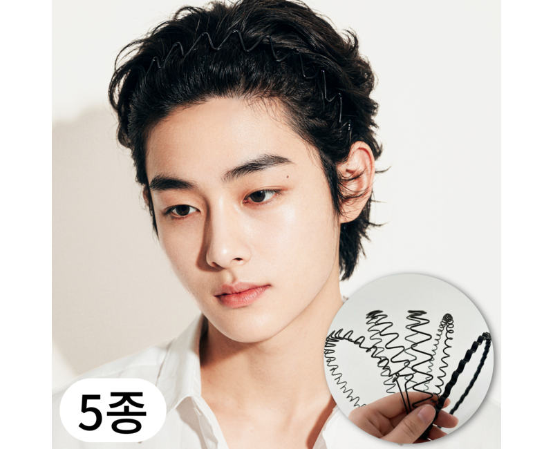 득공드 머리 안아픈 스프링 머리띠 5종 세트