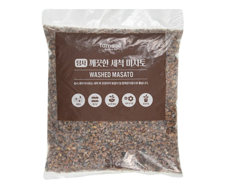 탐사 세척 마사토 3KG