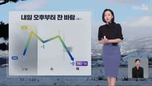 오늘자 KBS 강아랑 기상캐스터 움짤