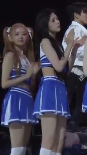 유진이 궁디 팡팡하는 골든디스크 치어리더 레이 (아이브)