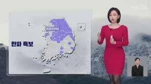 오늘자 KBS 강아랑 기상캐스터 검스 움짤