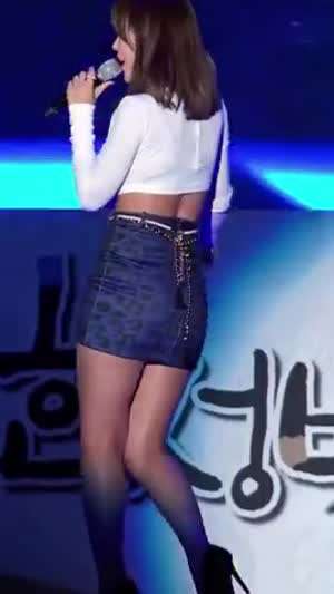 홍진영 투명 검스 각선미 일품