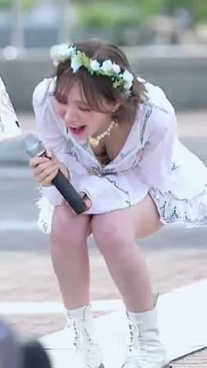 미니 팬미팅 방심한 가슴골 레드벨벳 웬디.mp4