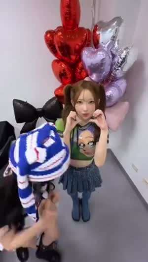 눈 오는날 QWER 히나