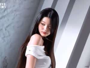 아이브 장원영 IVE ON New Balance BEHIND . GIF