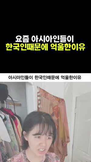 요즘 해외에서 살고 있는 아시아인들이 한국인 때문에 억울한 이유