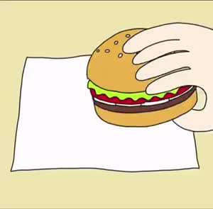 음식 먹을때 한번쯤은 겪는 일.gif