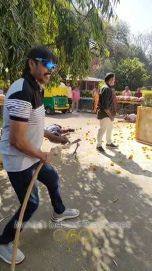 CG없이 촬영하는 발리우드 액션씬