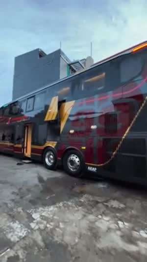 인도네시아의 고급 버스