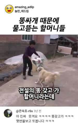 전설의 똥갖고가 할머니