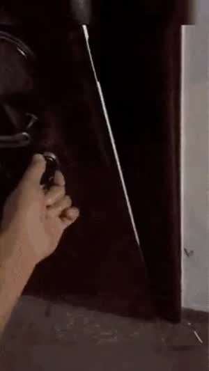 다리에 깁스한 주인 놀리는 멍뭉이.