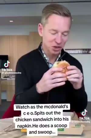 맥도날드 CEO 근황.gif