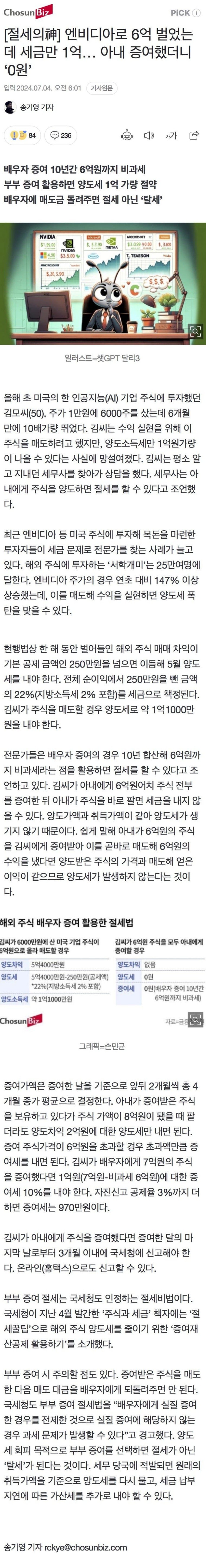 엔비디아로 6억 벌고 세금 안내는 방법