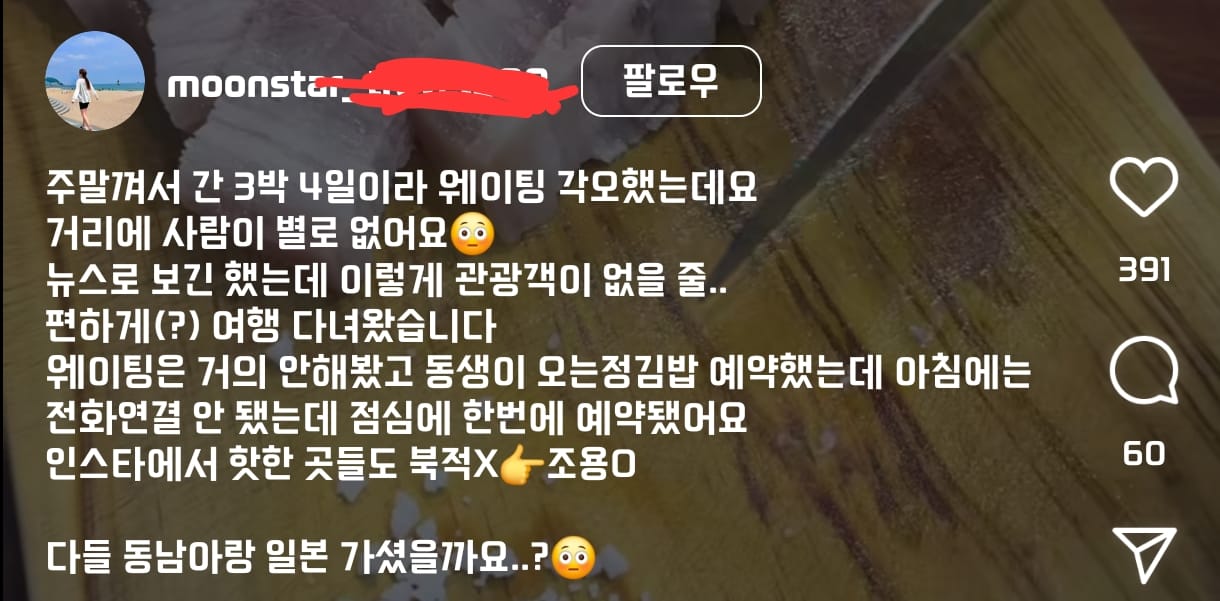 제주도 유명 관광지 근황