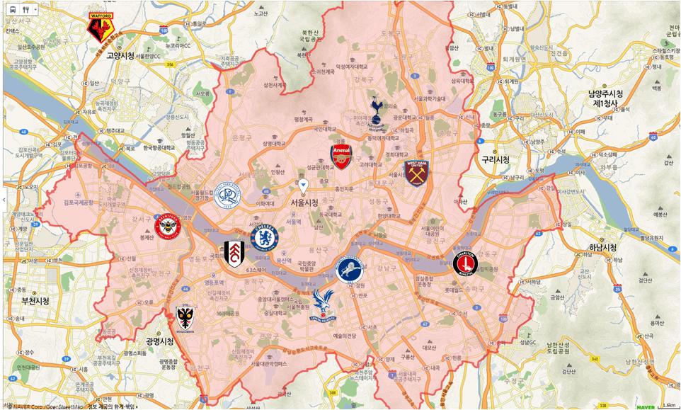 런던이 축구에 미친 도시인 이유..