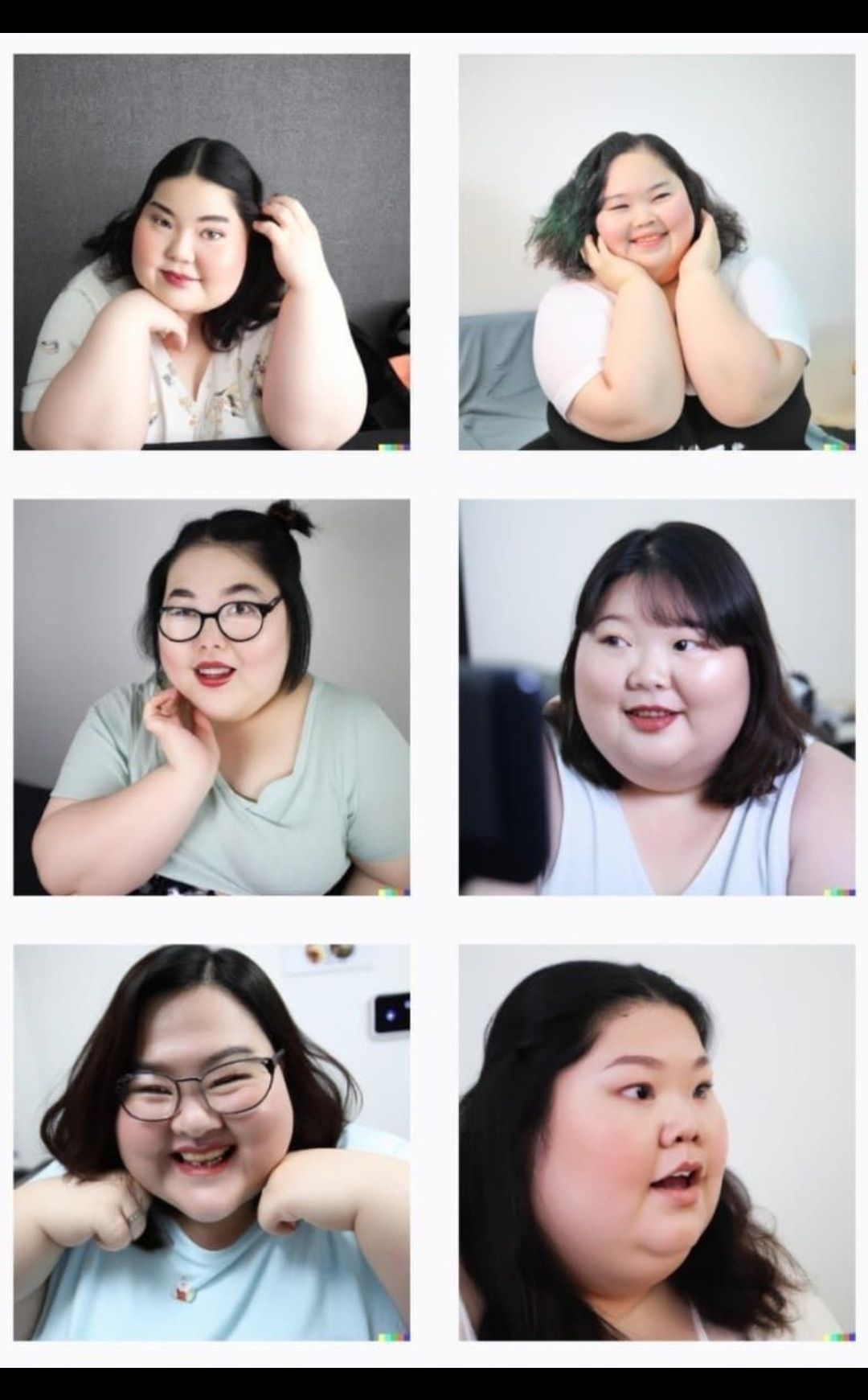 AI가 그린 페미 유튜버