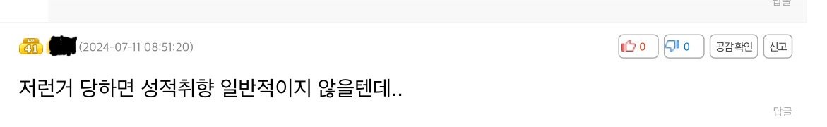 쯔양 관련 글에 달린 개역겨운 댓글