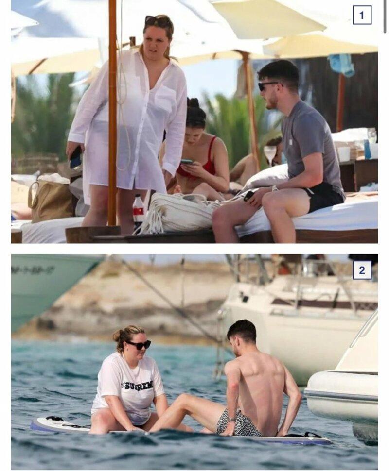 외모로 악플에 시달린 epl 축구선수 와이프.