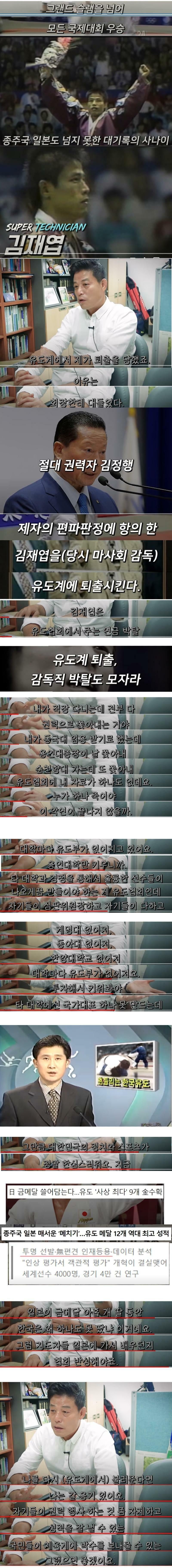 강국이었던 한국 유도가 망한 이유