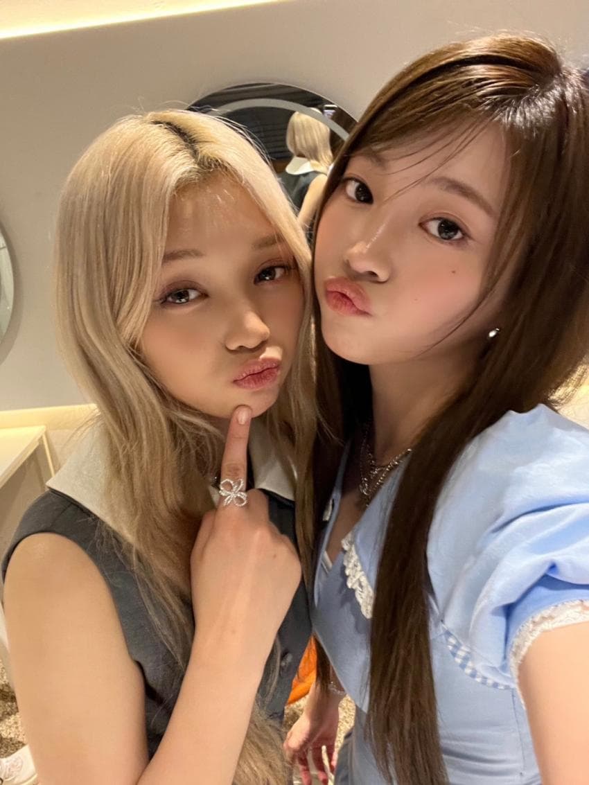 유니스 젤리나나 조합 예쁨!