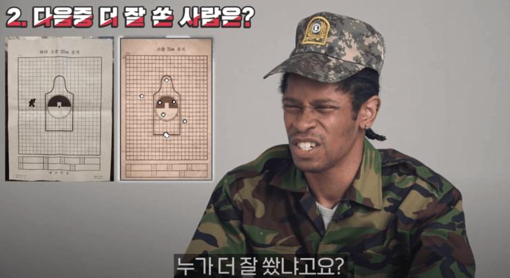 외국인이 평가한 두개의 영점표적지