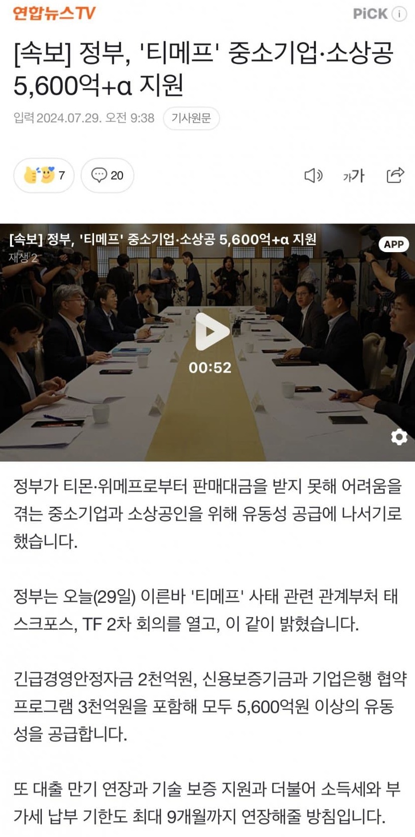 티메프 사태 결국 정부가 나섰다