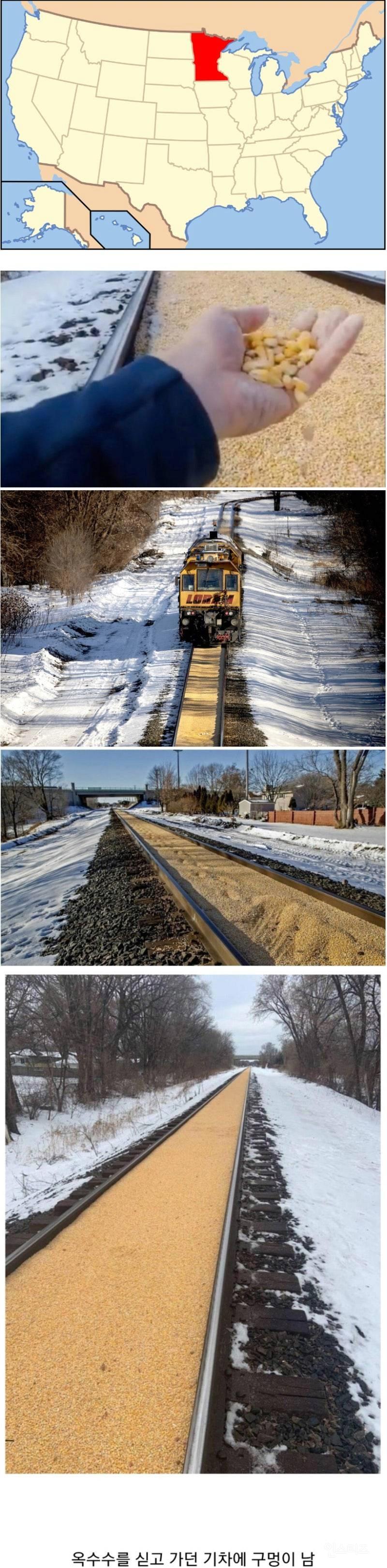 옥수수 기차 사고 충격 근황